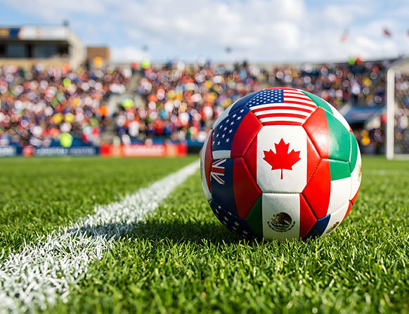 World Cup Soccer Ball Canada US Mexico